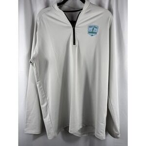 Swannies Rick Olson Memorial Golf Tournament Pullover Long Sleeve Gray Mens L‎